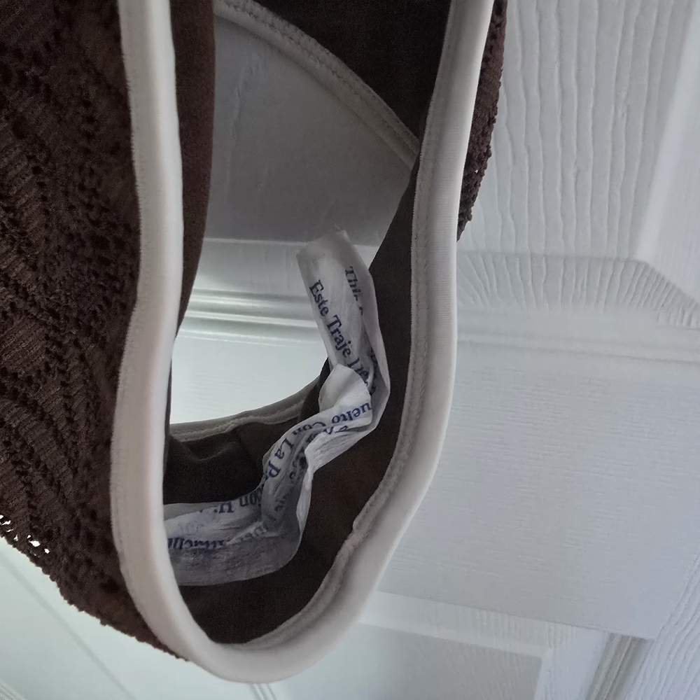 NWT Wild Fable Brown Lace Look Swimsuit - Picture 3 of 3